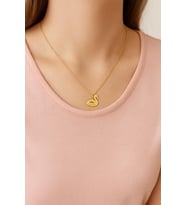 Kişiye Özel Şişme Flamingo Tropik Kolye 925K Gümüş (Gold)