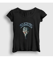 Presmono Kadın Siyah Logo V2 Eagles T-Shirt 383799tt