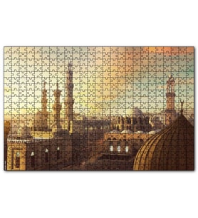 Cakapuzzle Mısır Ramazan Camii Şehir 120 Parça Puzzle Yapboz MDF (Ahşap)