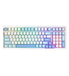 MCHOSE G98 %98 RGB Kablosuz Hotswap Mavi Mekanik Gaming Klavye (MC-G98-2)