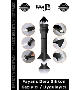 #DerzKazıyıcı Mutfak Banyo Fayans Derz Dolgu Silikon Kazıyıcı Sıyırıcı Uygulayıcı 3'ü 1 Arada Bıçak