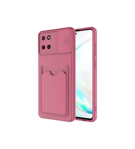 Samsung Galaxy A81 (Note 10 Lite) Uyumlu Kılıf Zore Kartix Kapak (Koyu Mor)