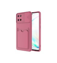 Samsung Galaxy A81 (Note 10 Lite) Uyumlu Kılıf Zore Kartix Kapak (Koyu Mor)