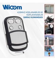 ZETEK UK44 UNİVERSAL AKILLI KOPYALANIR KUMANDA 433 mHz