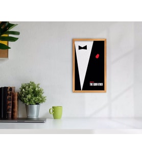 BK Home İsme Özel Godfather Baba Tasarımlı Dekoratif Retro Ahşap Tablo-12