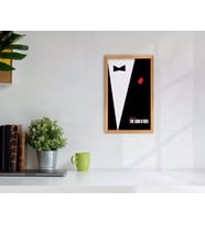 BK Home İsme Özel Godfather Baba Tasarımlı Dekoratif Retro Ahşap Tablo-12