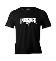 Punisher - Logo Ban Siyah Erkek Tshirt