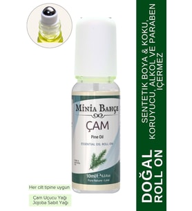 Minia Bahçe Aromaterapi Çam Ağacı Roll-On, %100 Doğal, 10ml