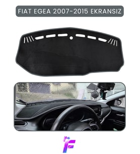 FIAT EGEA (2007-2015) EKRANSIZ Araca Özel Torpido Örtüsü Ön Göğüs Kılıfı Tam Koruma TB14