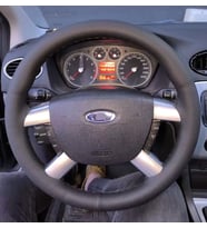 DİKİŞLİ DİREKSİYON KILIFI SİYAH DERİ SİYAH DİKİŞLİ F.OR.D FOCUS / CONNECT BU DİREKSİYON İÇİN