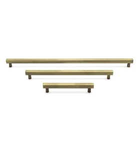 Cube Kare Boy Çubuk Kulp Antik Bronz 800 mm. 208800