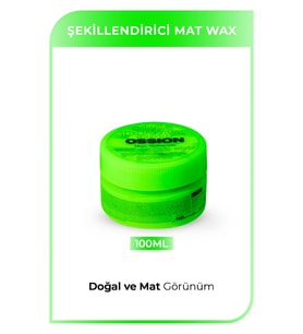 Morfose Ossion Mat Saç Şekillendirici Wax 100 ml