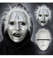 Beyaz Saçlı Michael Myers Plastik Karakter Maskesi