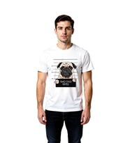 Kötü Köpek Kodu Baskılı Erkek Tişört