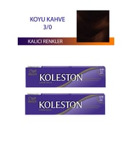 2 Adet Single Tüp Boya Saç Boyası Koyu Kahve 3/0