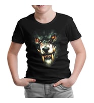 WareWolf Siyah Çocuk Tshirt