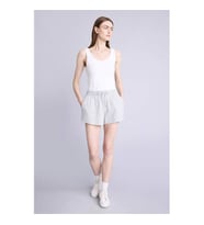 Defacto Regular Fıt Gri Kadın Şort C7600AX/GR93