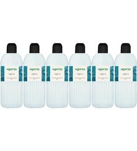 Agarta Kolonya 400 ML Aqua 80 Derece Pet Şişe (6 Lı Set)