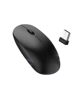 Ergonomik Tasarım Kablosuz Siyah Mouse Hassas Uzun Ömürlü