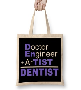 Doctor Engineer Artist Dentist 027 Bez Çanta Uzun Saplı