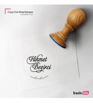 Kişiye Özel Kitap Damgası Kitap Mührü Kaşe Kitap Mühür Özel Damga 188