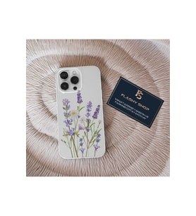 Huawei P20 Lite Uyumlu Çiçek Desenli Şeffaf Kılıf
