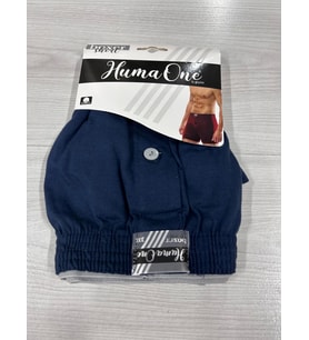 pilelistore Huma One Erkek Havlu Bel Düz Boxer Battal Boy 3xl Lacivert Renk