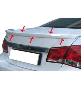Chevrolet Cruze(2009-) Uyumlu Spoiler Bagaj Gt (Renksiz)