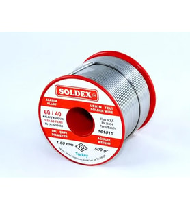 60-40 Lehim Teli 500 Gr 0.50 Mm - Sn:60 / Pb:40