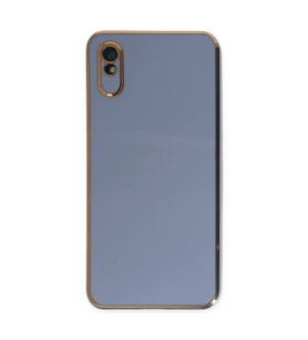 Xiaomi Redmi 9a Kılıf Volet Silikon - Mavi