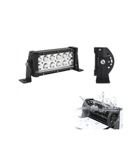 Off Road Led Bar 26Cm 12 Ledli 36Watt Beyaz Projektör 12/24V