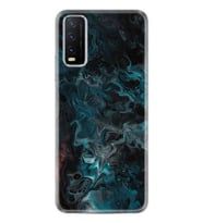Vivo Y70 Kılıf Desenli Silikon Kılıf Colorful Abstract 1384