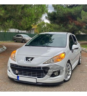 Peugeot 207 2006-2014 Uyumlu Üniversal Astra H lip Esnek Ön Lip 2 Parça Tampon Altı Dil Karlık Ön Ek