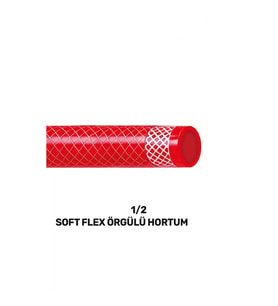 Sgs 1/2 Softlex Örgülü Hortum 50 MT
