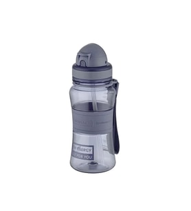 UZSPACE PİPETLİ SİLİKON GÖVDE MATARA TRITAN 5023 300 ML BARK GRAY