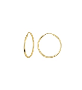 14 Ayar 1.5 cm Şarnel Halka Küpe 0,75 gr
