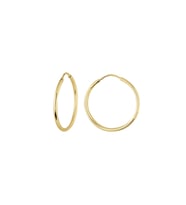 14 Ayar 1.5 cm Şarnel Halka Küpe 0,75 gr