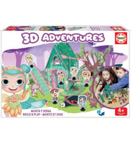 Educa 3 Boyutlu Peri Maceraları Puzzle Seti 18229