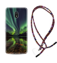 Xiaomi Redmi 8A 8 Pro 9C 9T 10C 11T Pro Kılıf Boyun Asklı Rasta Silikon Kuzey Işıkları 1327