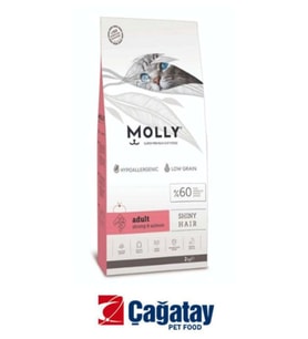 Molly Karides Ve Somonlu Yetişkin Kedi Maması 2 Kg