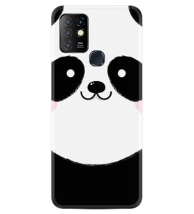 INFINIX Hot 8 9 10 11S Hot 10 Play 10T Kılıf Desemli Silikon Sevimli Panda 1794