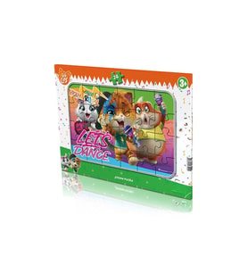 24 Parça Cats Frame Puzzle