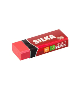Silka Rubby Öğrenci Silgisi Kırmızı Silgi (20 Li Paket)