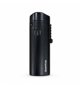 Quantum Üç Torch Pürmüz Siyah Dahili Punch Metal Puro Çakmağı TR9984