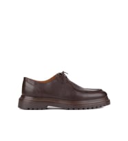 Shoetyle - Kahverengi Deri Bağcıklı Erkek Günlük Ayakkabı 250-1617