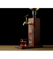 BK Gift Kişiye Özel Kabartma İsimli Musluklu Doğal Ahşap İçki Standı, Home Bar, Viski Çeşmesi, İçecek Dispenseri, Ahşap İçecek Çeşmesi-3