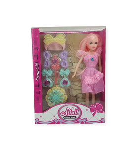 Prenses Bebek Makyaj Seti - Pembe