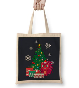 Flaky Around The Christmas Tree Happy Tree Friends Bez Çanta Uzun Saplı
