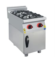 CSA Karacasan 900 Seri Dolaplı 40 cm 2 Gözlü Doğalgazlı Ocak