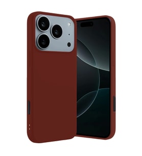 Apple iPhone 17 Pro First Silikon - Bordo